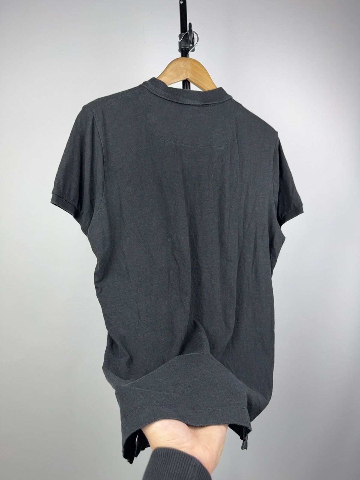 Diesel Luxury Diesel Black Slim Fit Polo Shirt Minimal Logo Size US L / EU 52-54 / 3 - 9 Thumbnail