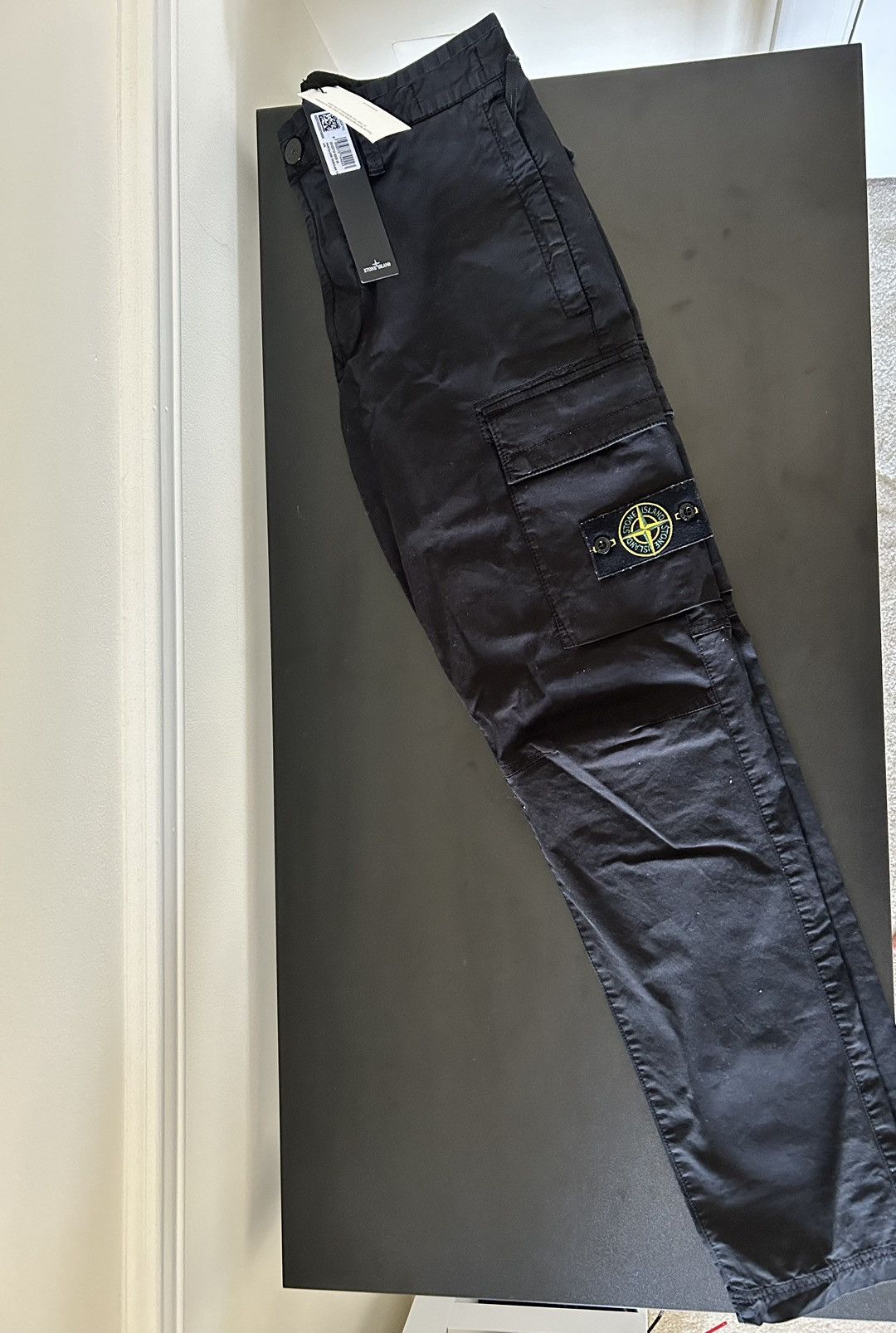 Stone Island STONE ISLAND Straight-Leg Cotton-Blend Twill Cargo Pants Size US 29 - 6 Thumbnail