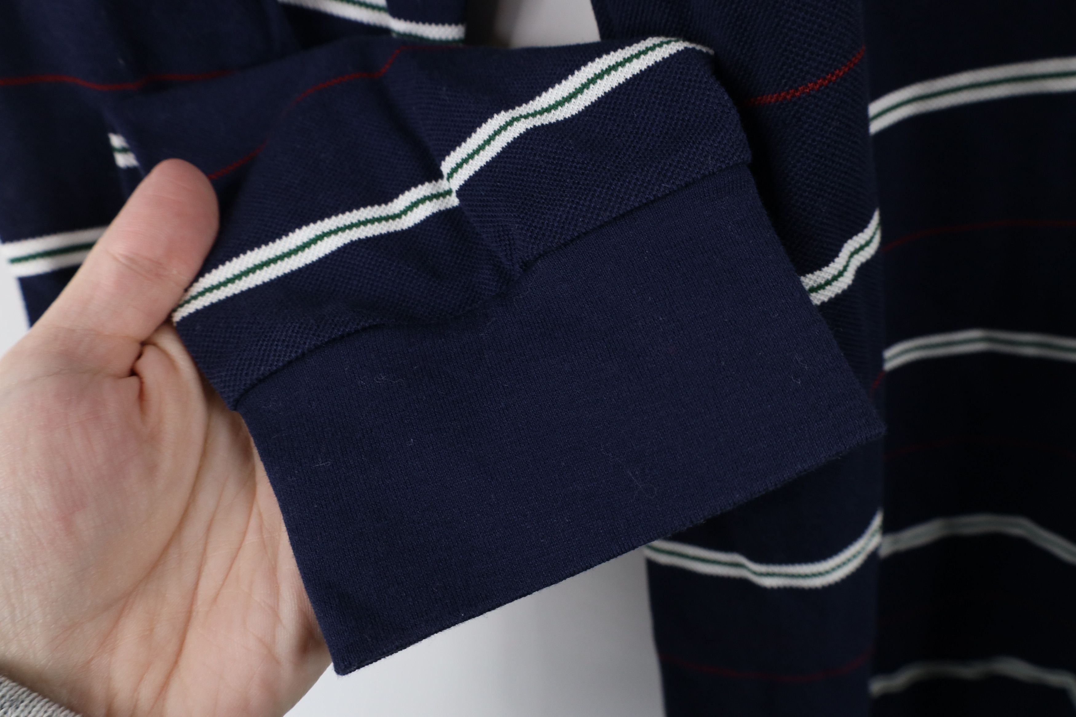 Ralph Lauren × Vintage Vintage 90s Ralph Lauren Pima Cotton Long Sleeve Polo Size US M / EU 48-50 / 2 - 5 Thumbnail