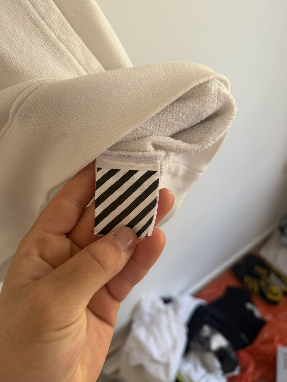 Off-White Off White “Blue Collar” Hoodie Size US L / EU 52-54 / 3 - 10 Thumbnail