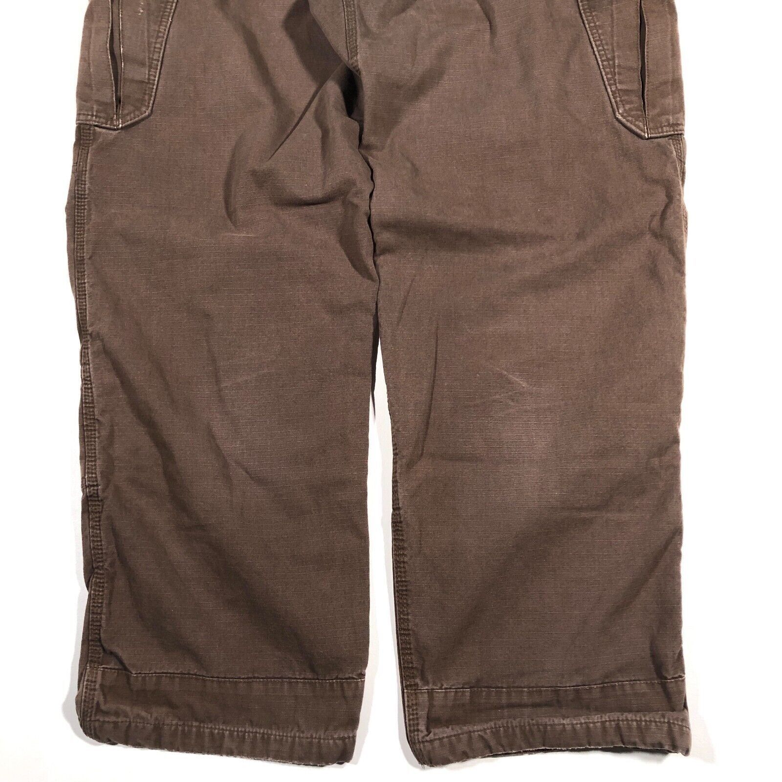 Carhartt × Wrangler Guide Gear Pants 38x34 Brown Ripstop Cargo Double Knee Size US 38 / EU 54 - 6 Thumbnail