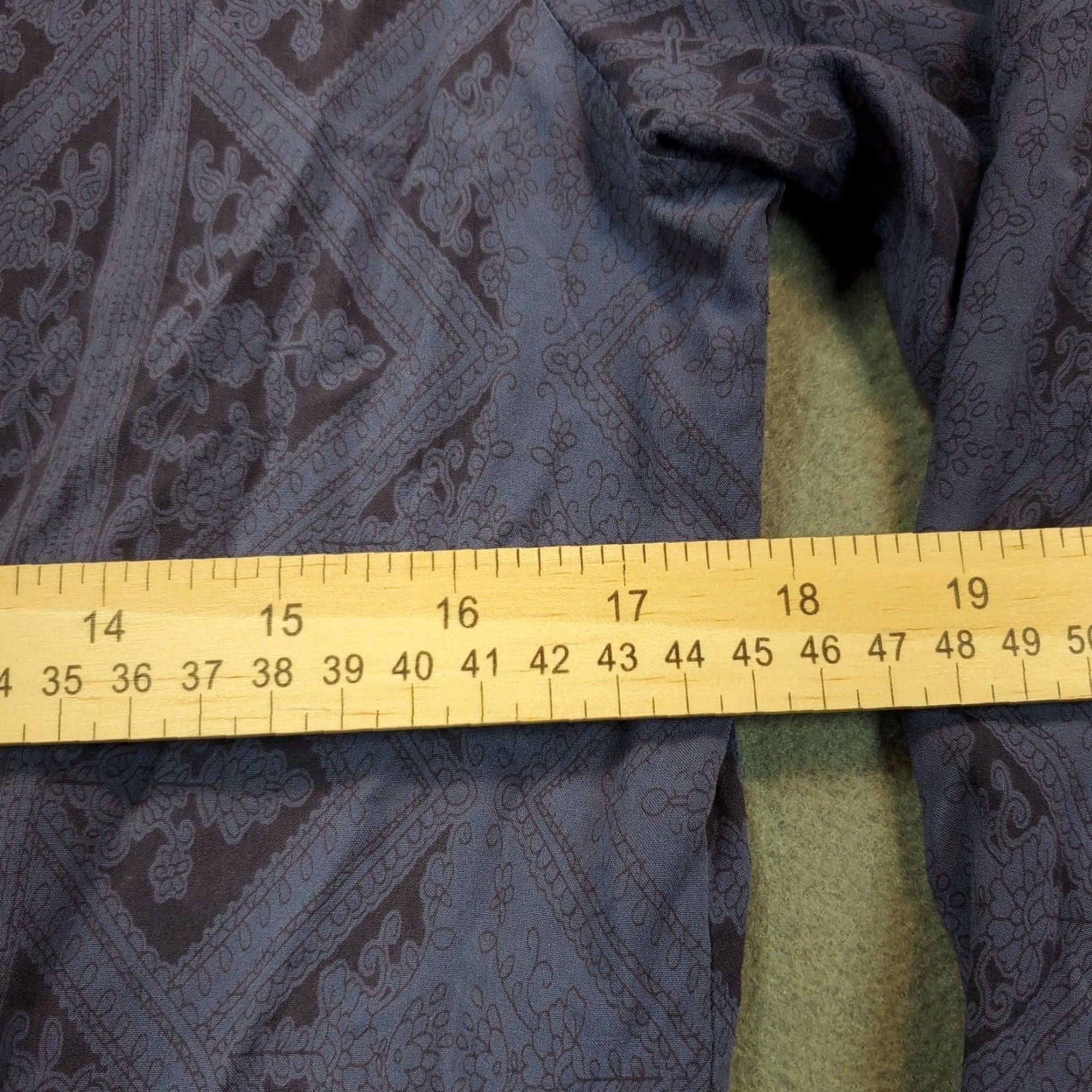 Vintage VINTAGE COMO Blue Boho Loose Top Medium Peasant Blouse Shirt Size M / US 6-8 / IT 42-44 - 5 Thumbnail