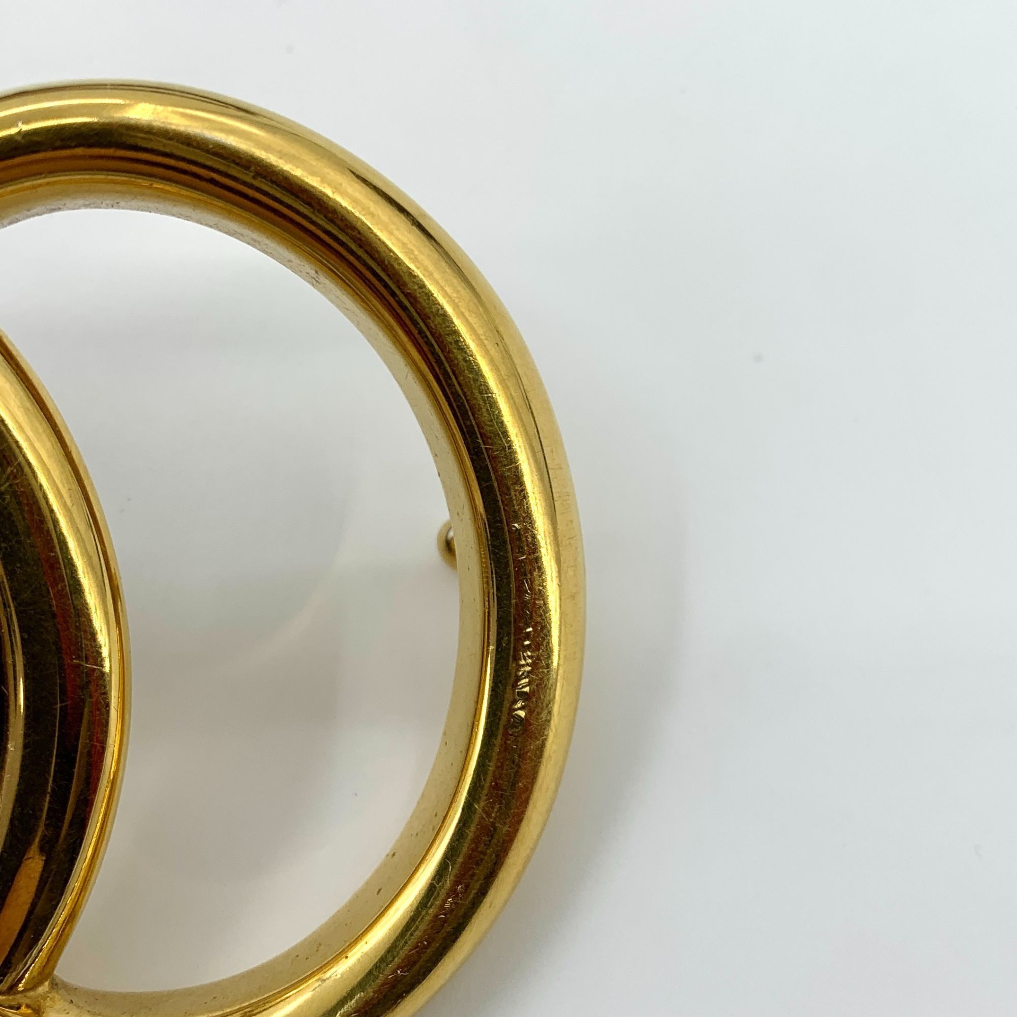 Gucci Gucci Black Leather Double G Gold Buckle Belt 85cm Made In I Size ONE SIZE - 6 Thumbnail