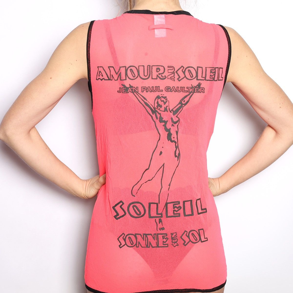 Jean Paul Gaultier Jean Paul Gaultier Vintage Amour Au Soleil Mesh Tank Top Zip Size M / US 6-8 / IT 42-44 - 2 Thumbnail