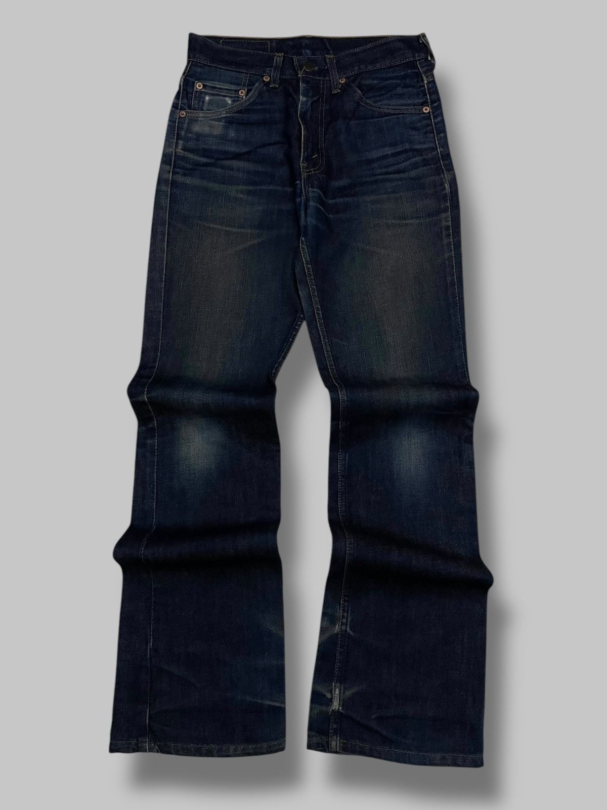 Vintage 1990s Designer Levis 517 Flared Distressed Classic