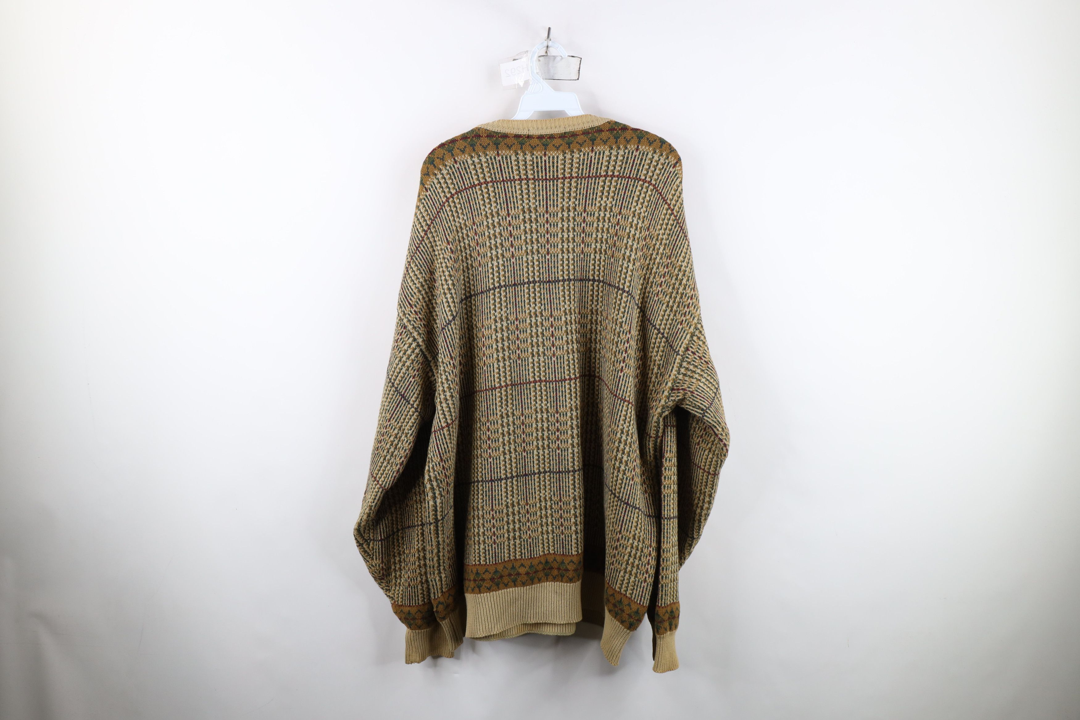 Nautica Vintage 90s Nautica Heavyweight Cotton Knit Sweater Size US XL / EU 56 / 4 - 10 Thumbnail
