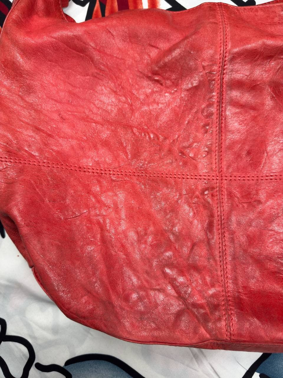John Galliano Vintage John Galliano Luxury rare red Leather bag Size ONE SIZE - 14 Thumbnail