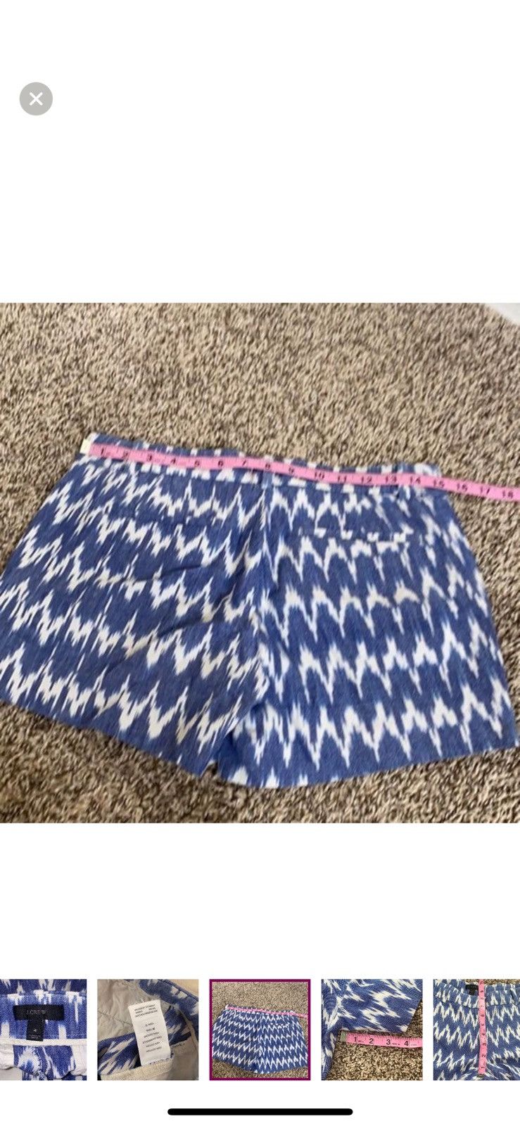 J.Crew J.crew zig zag ikat shorts size 4 Size 27" / US 4 / IT 40 - 7 Thumbnail