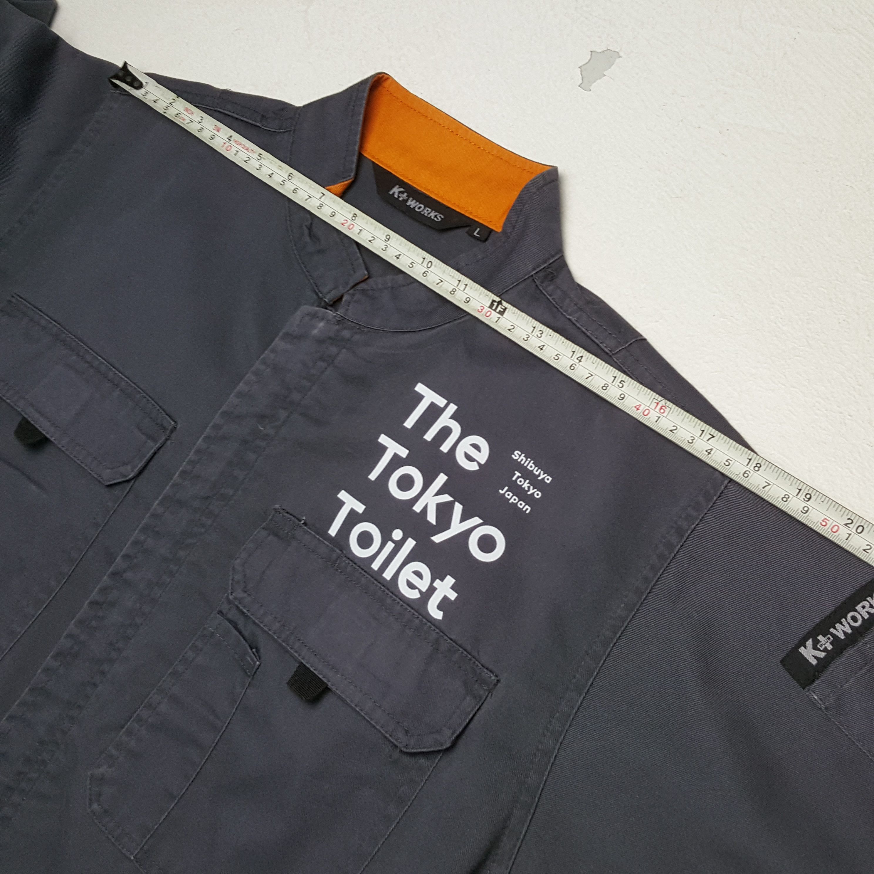 Japanese Brand × Vintage THE TOKYO TOILET Japanese Workwear Custom Coverall Jacket Size US M / EU 48-50 / 2 - 9 Thumbnail