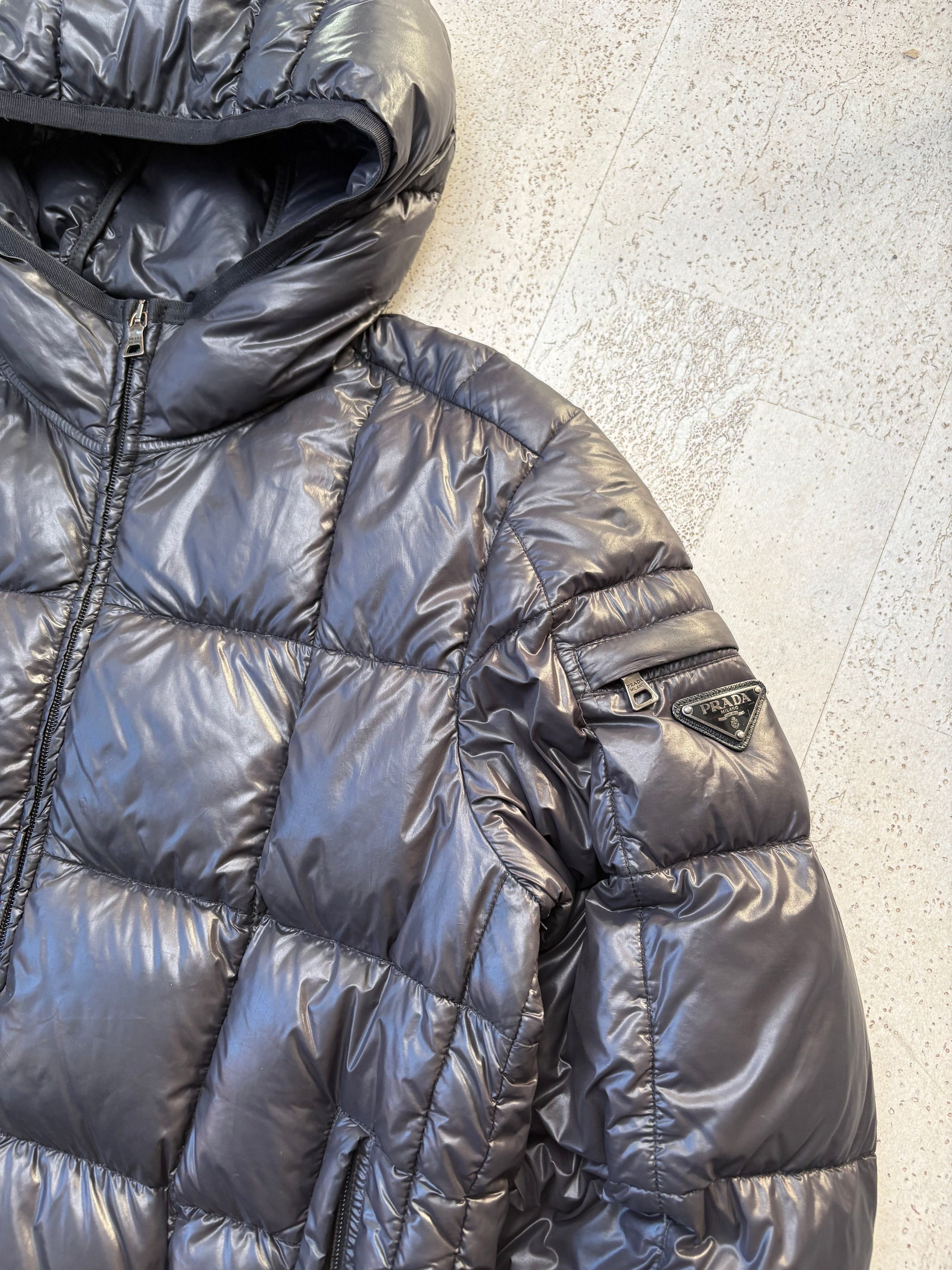 Prada Prada Square Stitch Puffer Jacket (M) Size US M / EU 48-50 / 2 - 2 Thumbnail