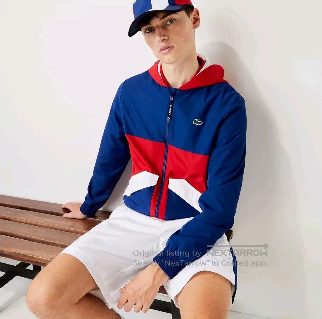 Lacoste Lacoste Colorblock Hooded Sports Jacket. Size US M / EU 48-50 / 2 - 3 Thumbnail