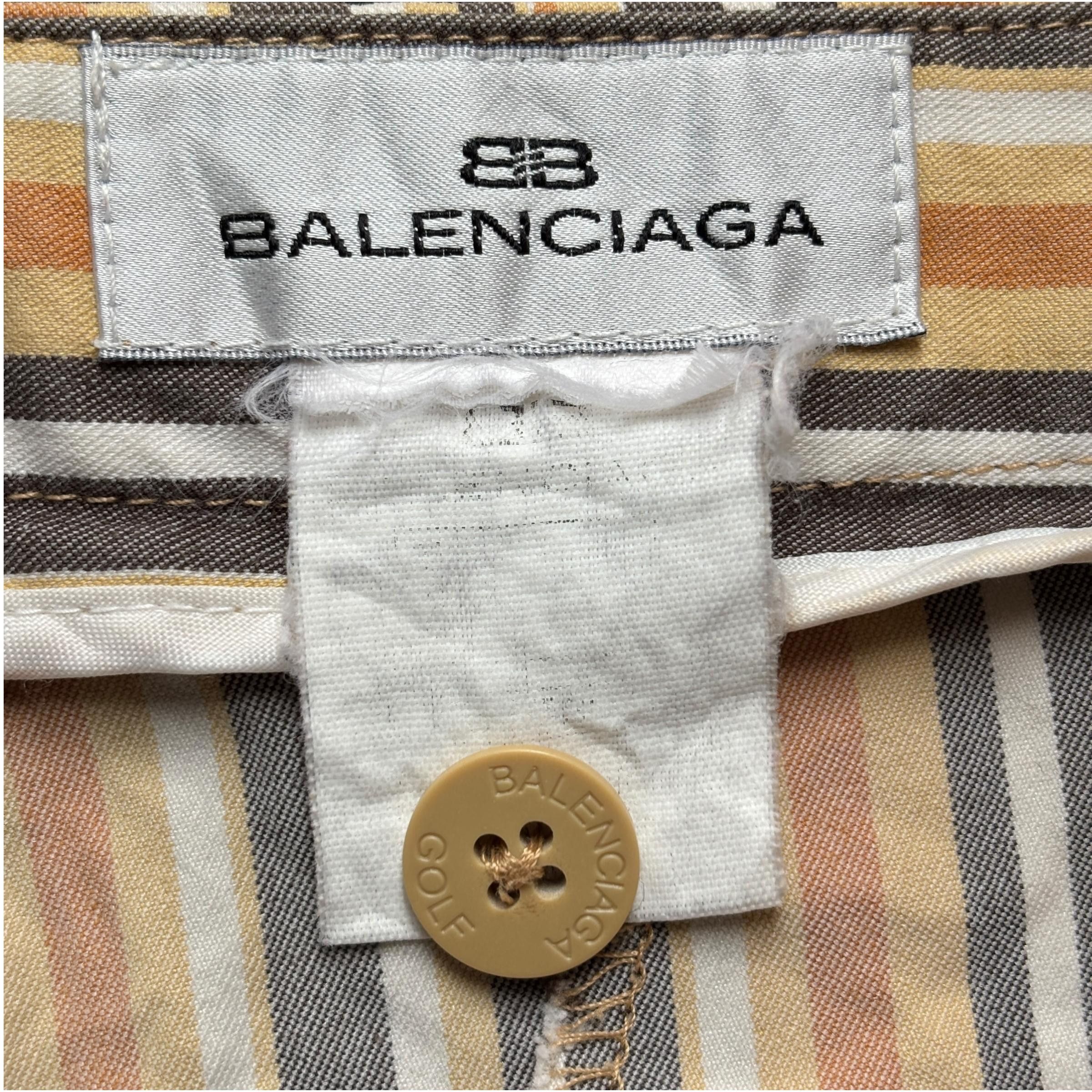 Balenciaga balenciaga yellow striped pants made in italy Size 24" / US 00 / IT 34 - 10 Thumbnail