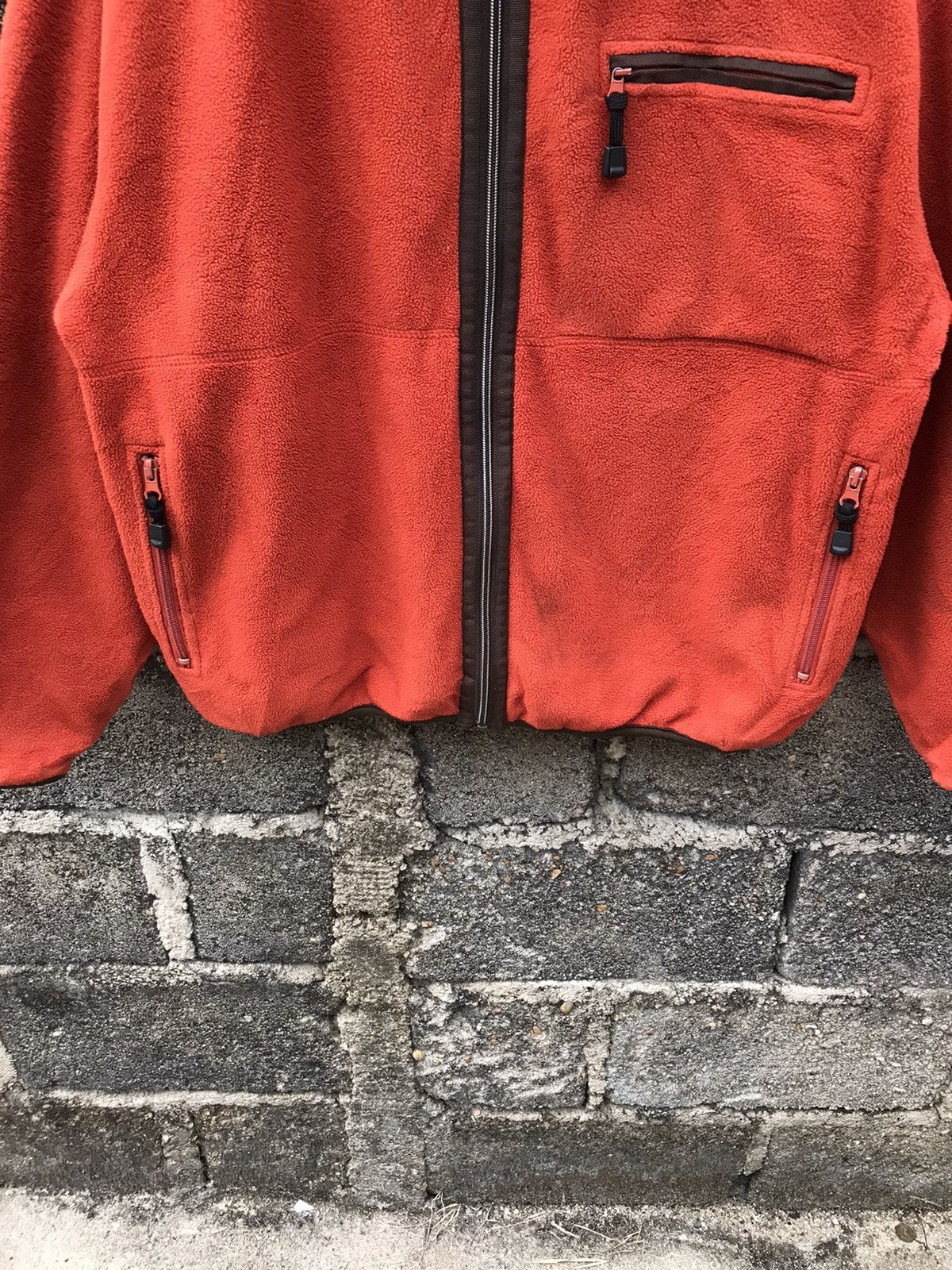 Japanese Brand ⚡️Vintage Grand Air Fleece Zipper Outdoor Jacket Size US L / EU 52-54 / 3 - 4 Thumbnail