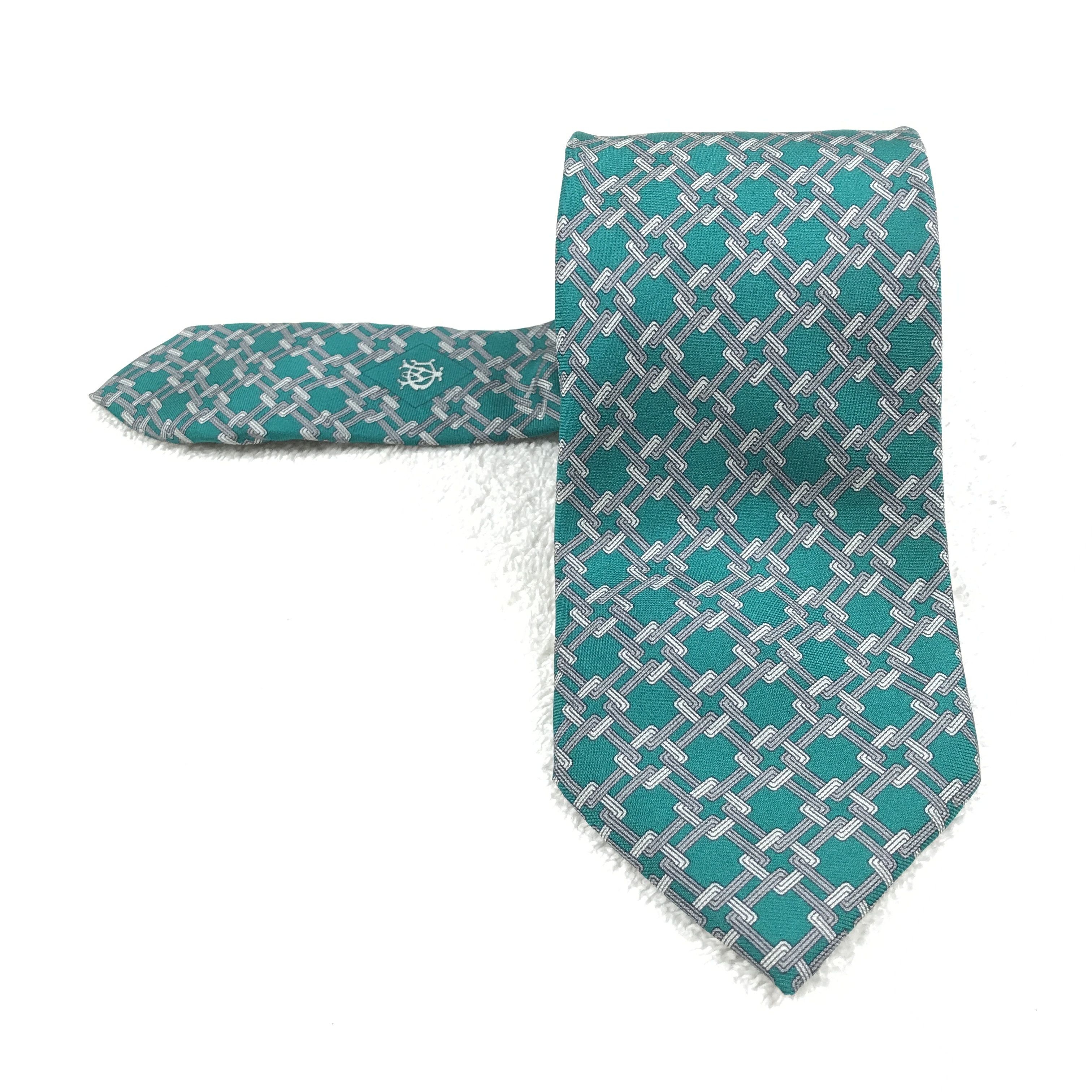 Alfred Dunhill × Vintage Vintage Dunhill Silk Necktie Size ONE SIZE - 1 Thumbnail