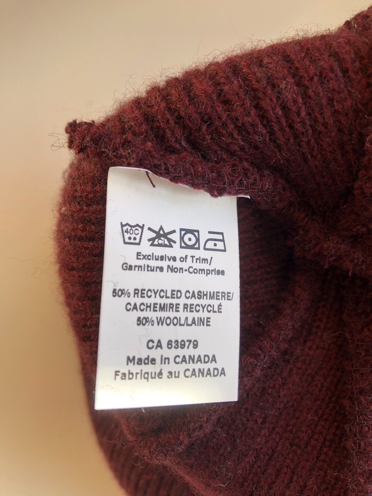 Other Revolution 50/50 Cashmere / Wool Beanie Size ONE SIZE - 3 Thumbnail