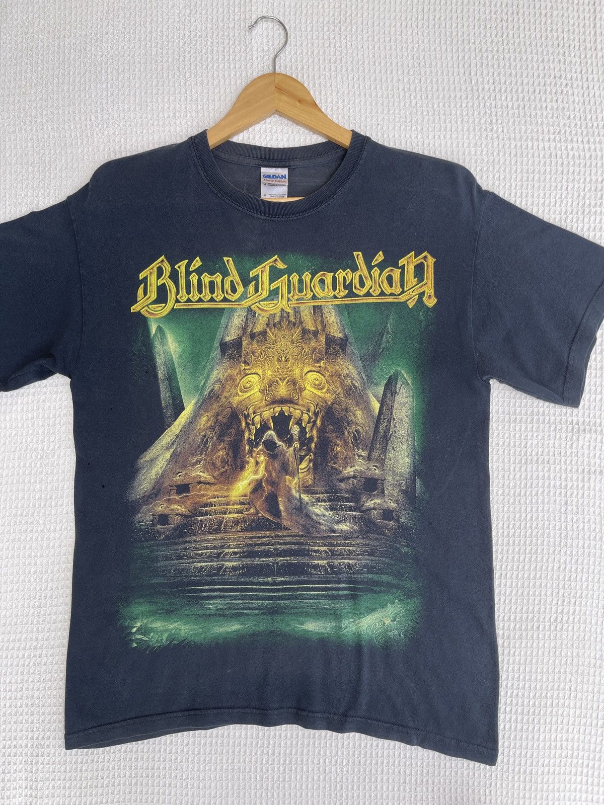 Band Tees Sun Faded🔥Vintage Y2K BLIND GUARDIAN Rock Band Tee Size US M / EU 48-50 / 2 - 7 Thumbnail