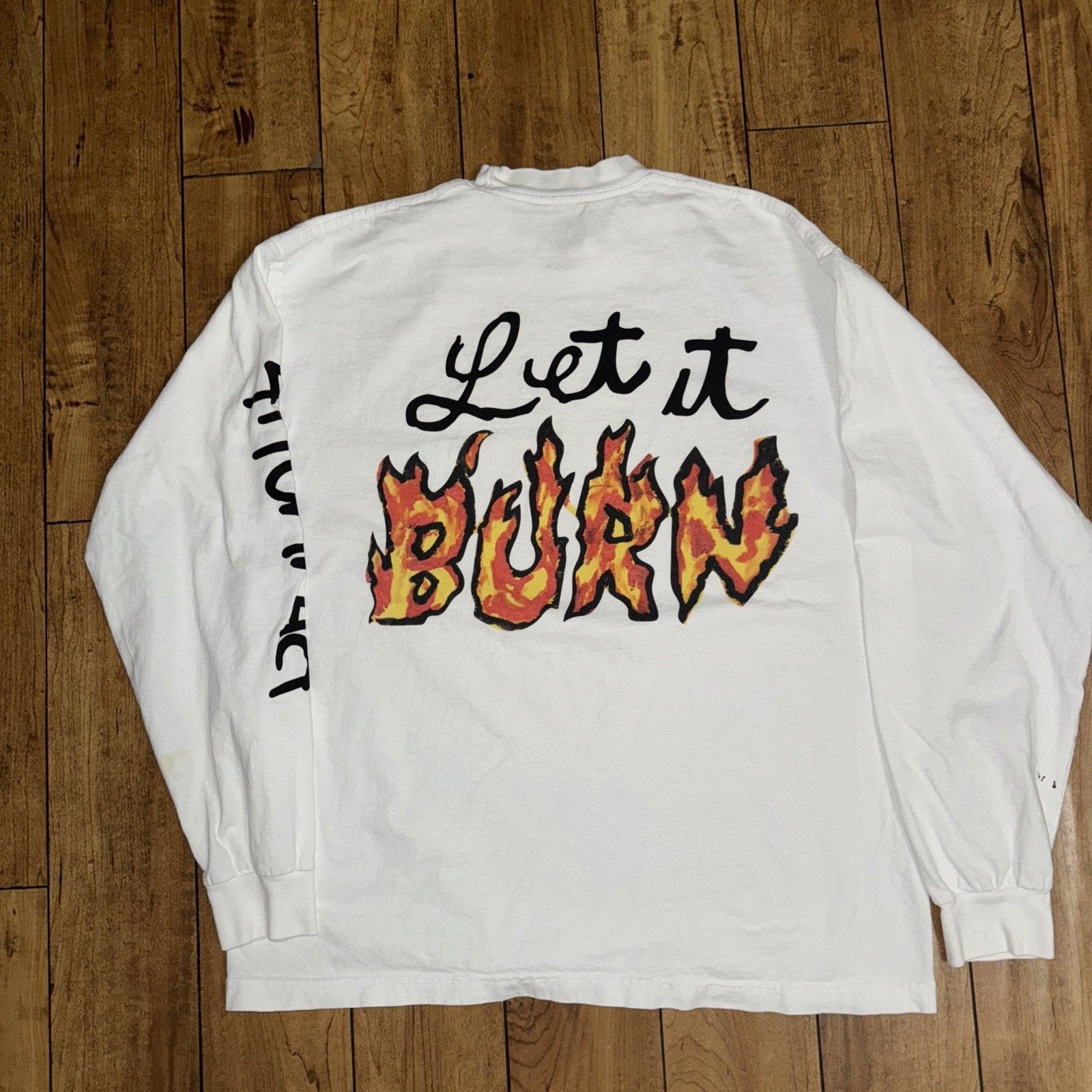 4HUNNID × Rap Tees YG 4 Hunnid Long Sleeve F 12 T-Shirt White Med 22x27 Size US M / EU 48-50 / 2 - 6 Thumbnail