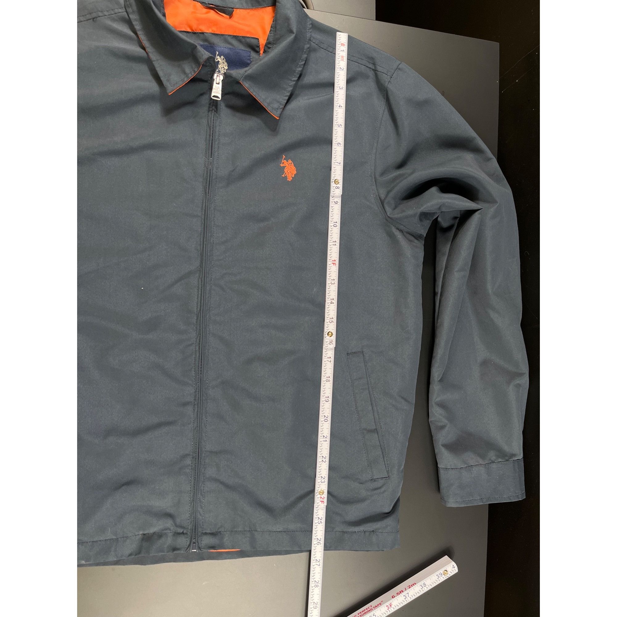 U.S. Polo Assn. U.S. Polo Assn. SKU 7669 Mens Blue Full Zip Jacket Size M Size US M / EU 48-50 / 2 - 5 Thumbnail