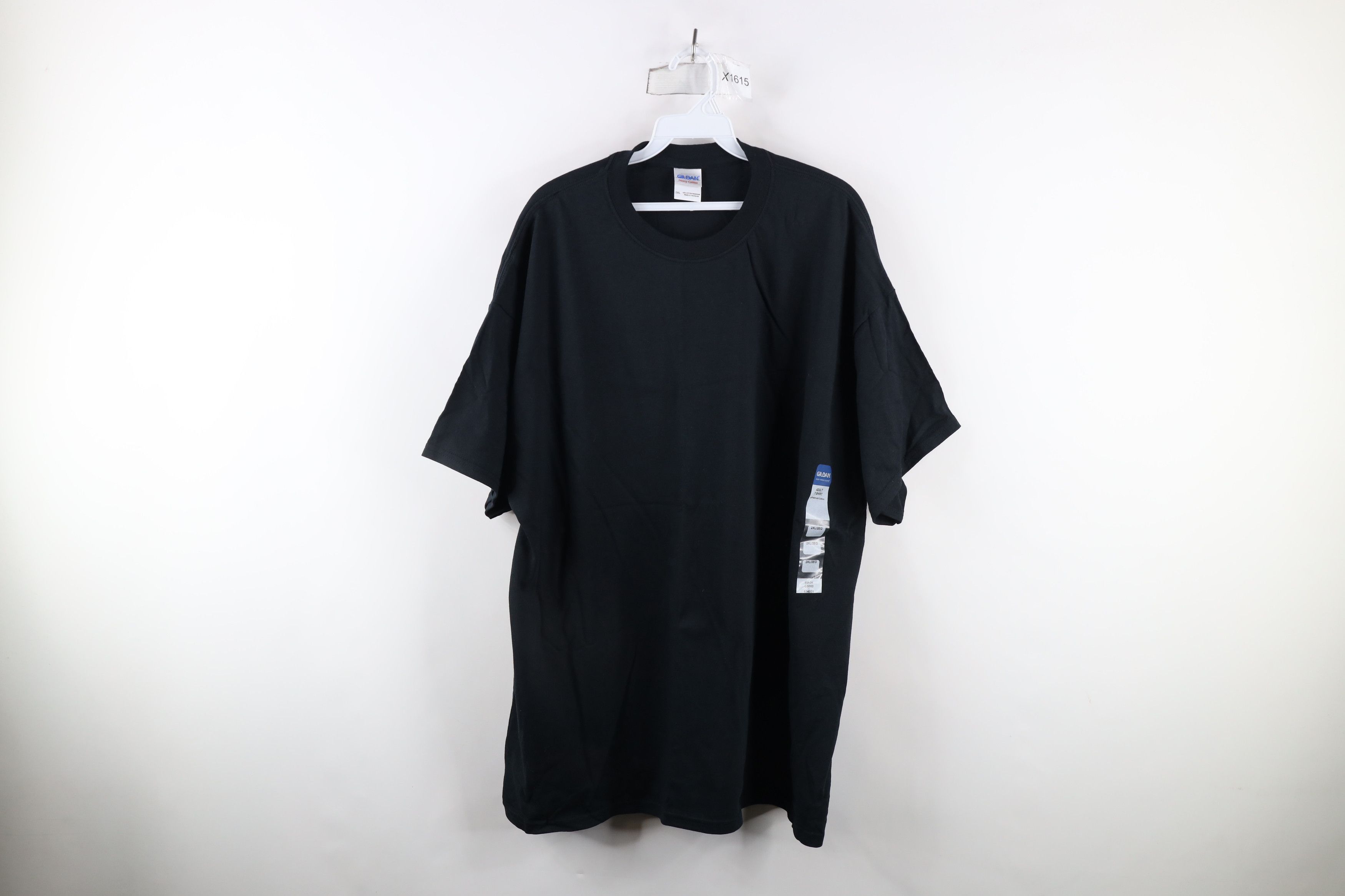 Vintage Deadstock Vintage Y2K Short Sleeve T-Shirt Black Cotton Size US XXL / EU 58 / 5 - 1 Thumbnail