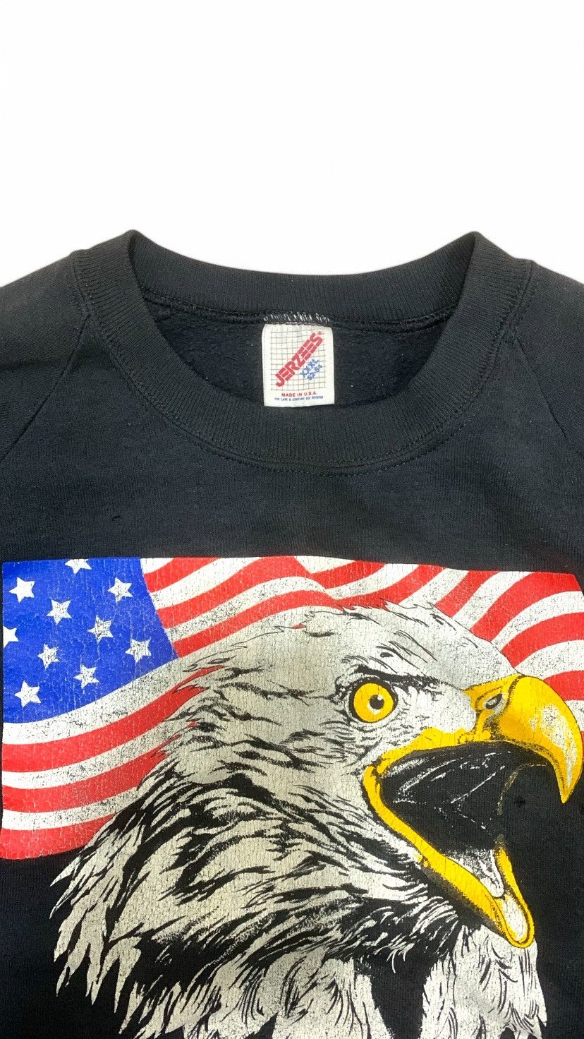 Harley Davidson × Vintage Vintage distressed USA eagle sweatshirt Size US XXL / EU 58 / 5 - 4 Thumbnail