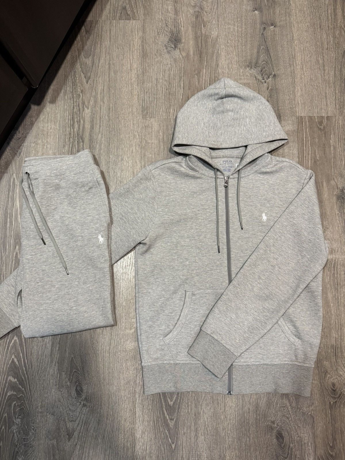 Grey Polo Track Suit | Grailed