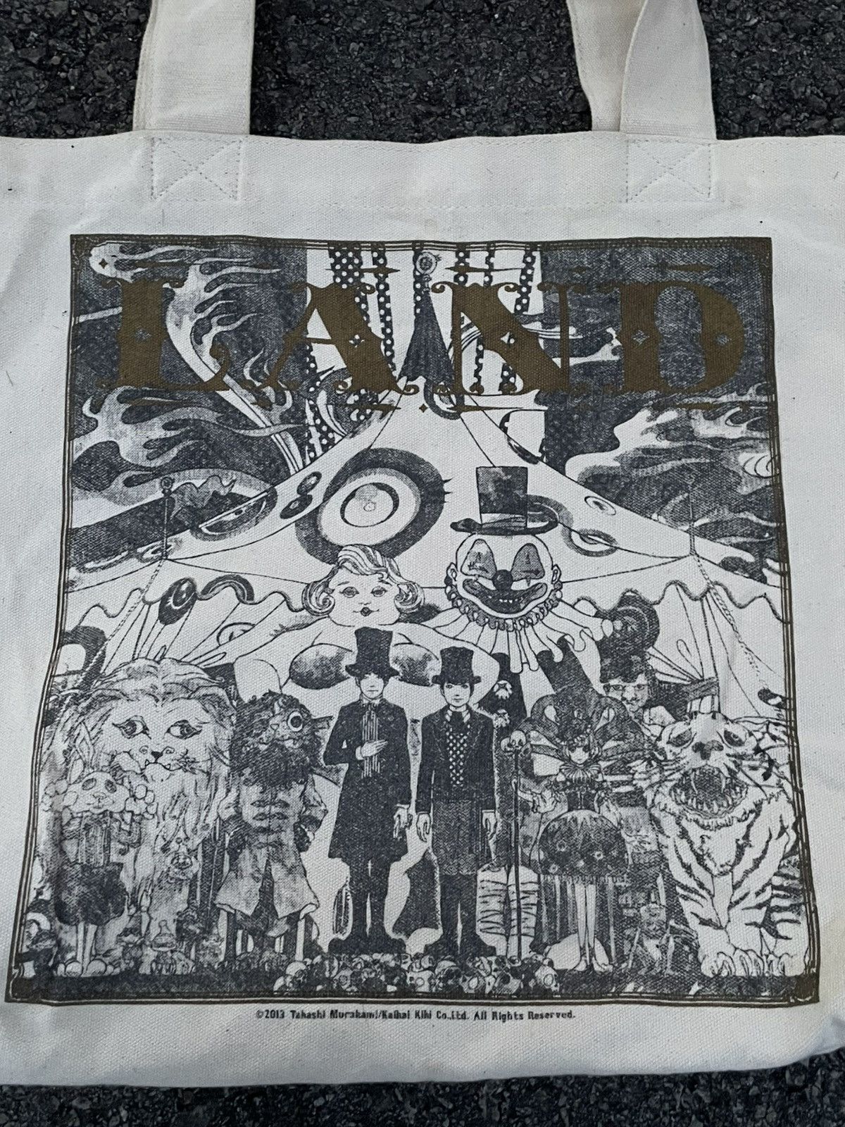 Takashi Murakami Takashi Murakami Canvas Tote Bag Size ONE SIZE - 3 Thumbnail