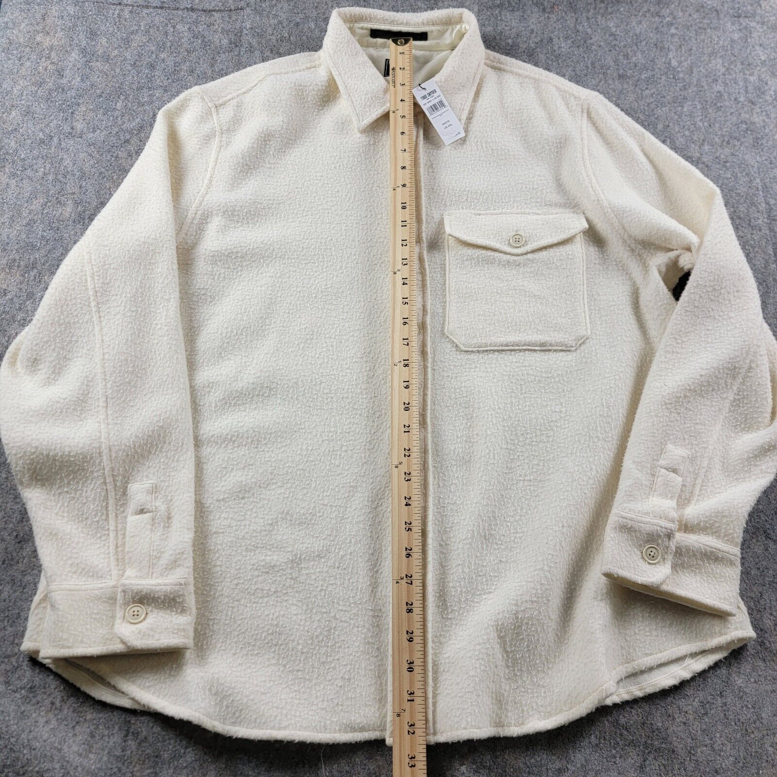 Todd Snyder Todd Snyder Boucle Wool Relaxed Utility Over Shirt Size US XXL / EU 58 / 5 - 6 Thumbnail