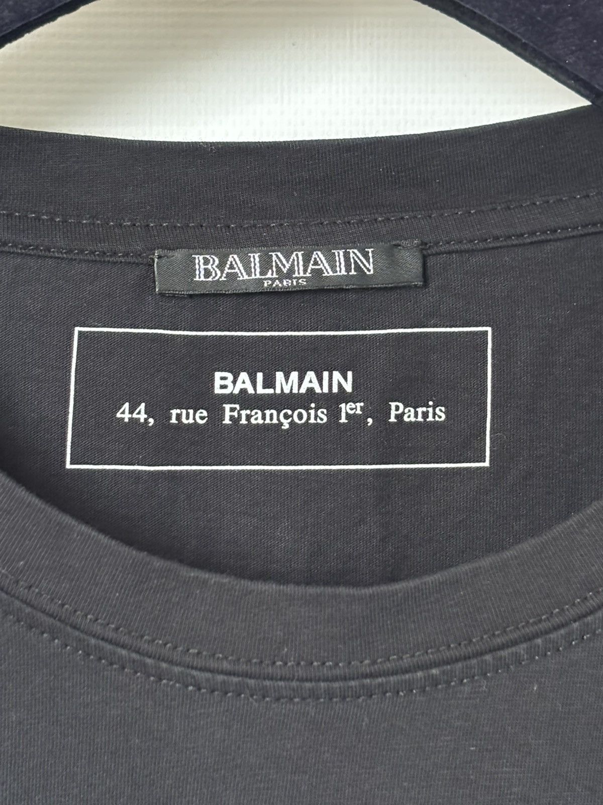 Balmain Balmain Paris Logo T-Shirt Size US XXL / EU 58 / 5 - 5 Thumbnail