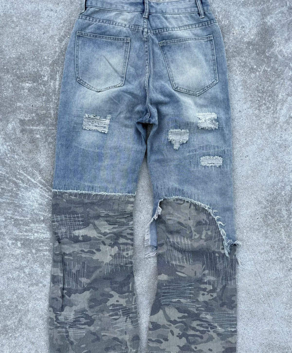 Vintage Vintage Y2K avantgarde streetwear affliction opium jeans Size US 30 / EU 46 - 9 Thumbnail