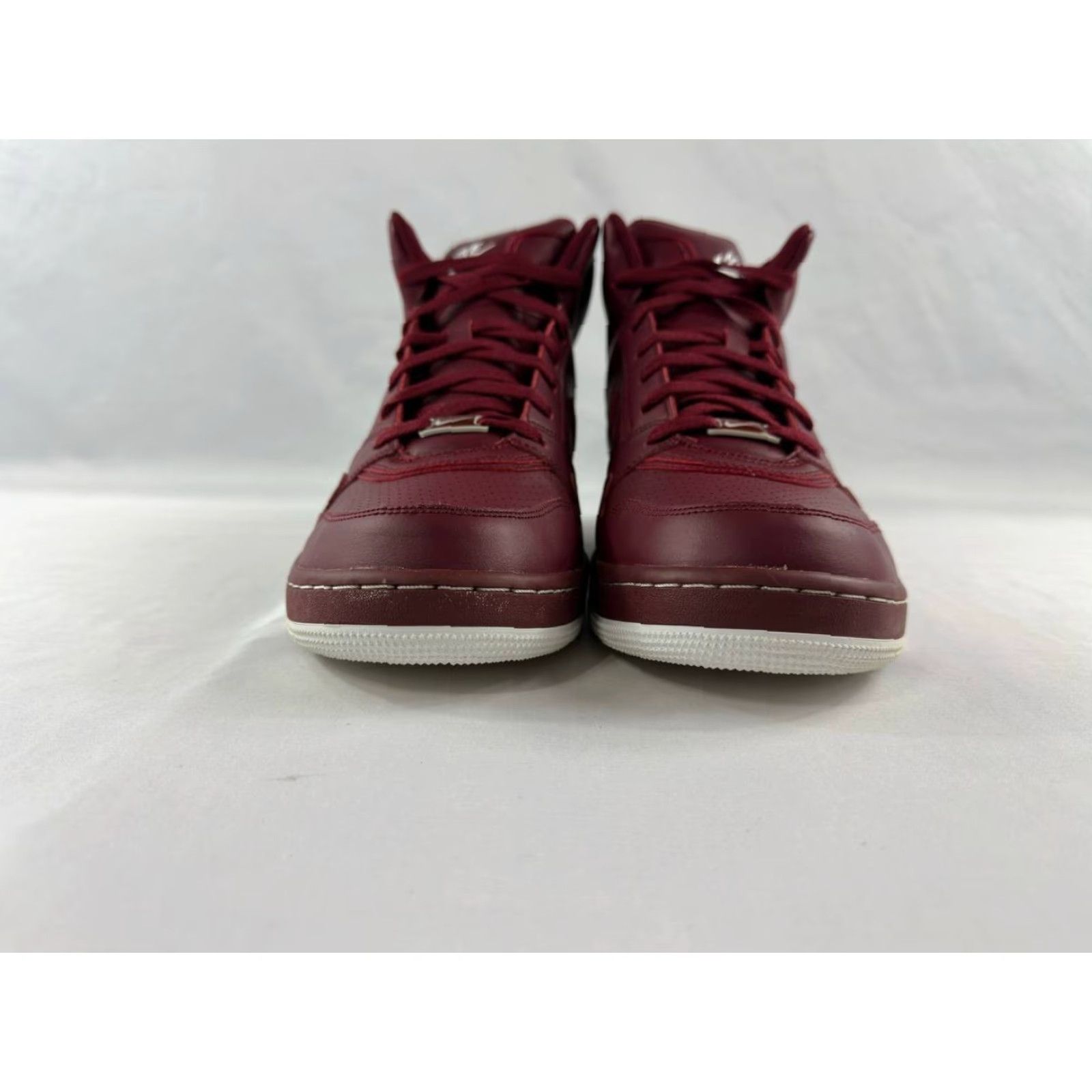 Nike VINTAGE Nike Air Prestige 3 High SL Burgandy 2012 407036-661 Men's Size 13 Leather Sneaker Shoes Mens Size US 13 / EU 46 - 2 Thumbnail