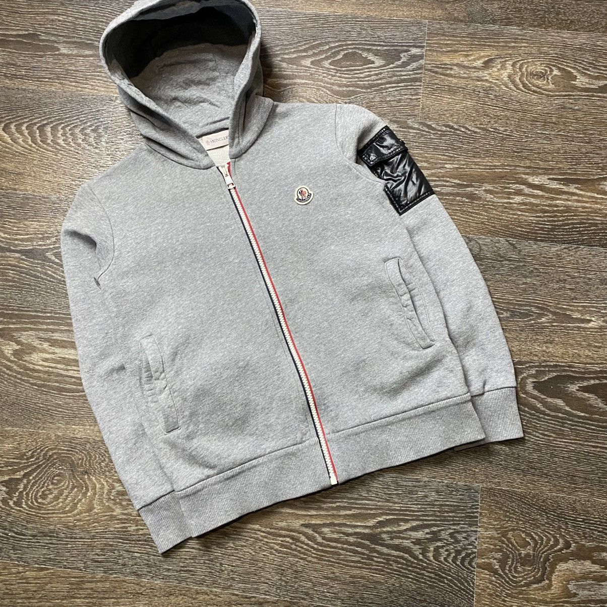 Moncler Moncler Nylon Pocket Zip Up Hoodie 12 anni 152 Size XS / US 0-2 / IT 36-38 - 3 Thumbnail