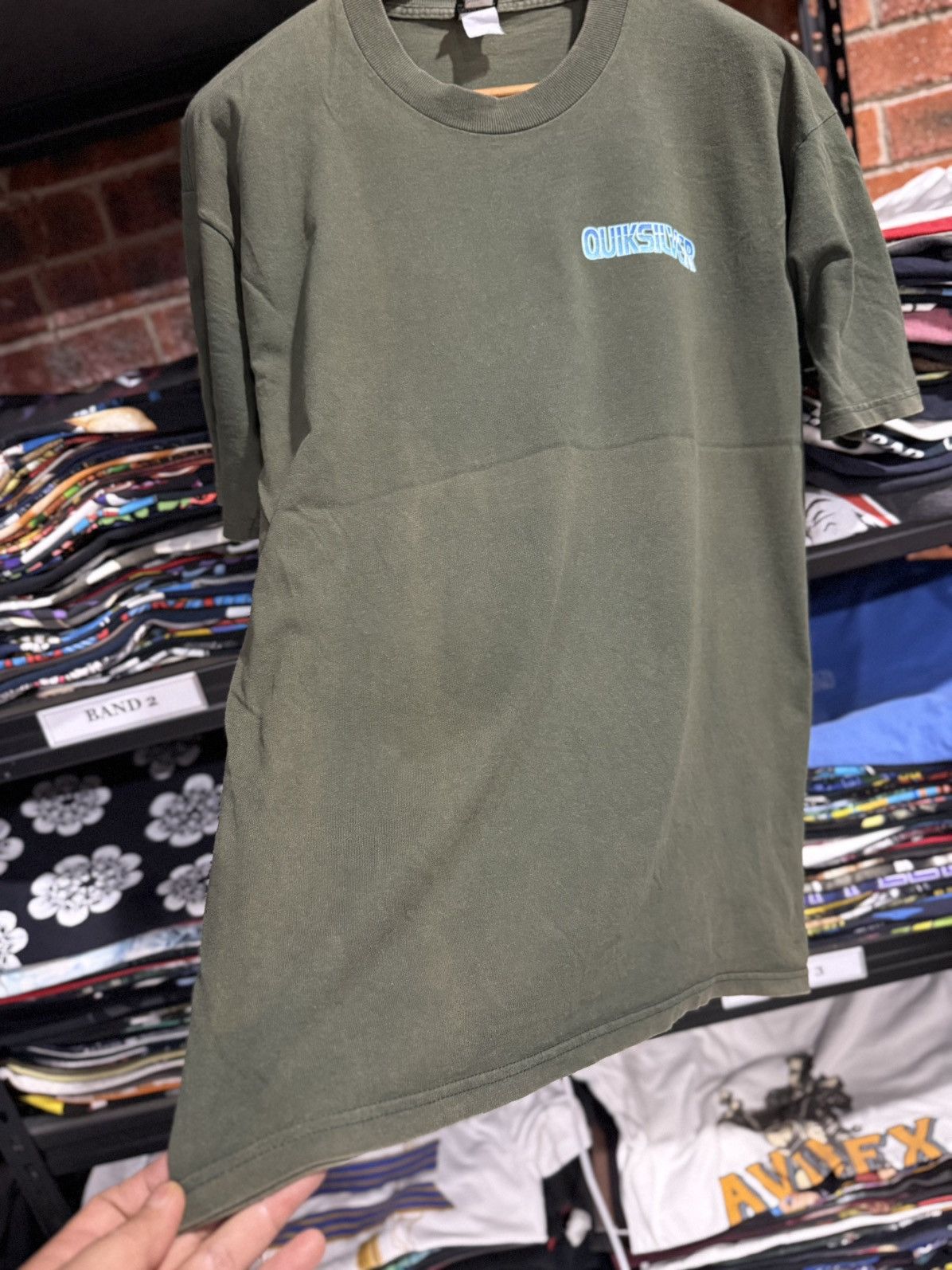 Quiksilver × Vintage Vintage 90s Quiksilver Boarding Evolution Sun Faded Tee Size US L / EU 52-54 / 3 - 9 Thumbnail