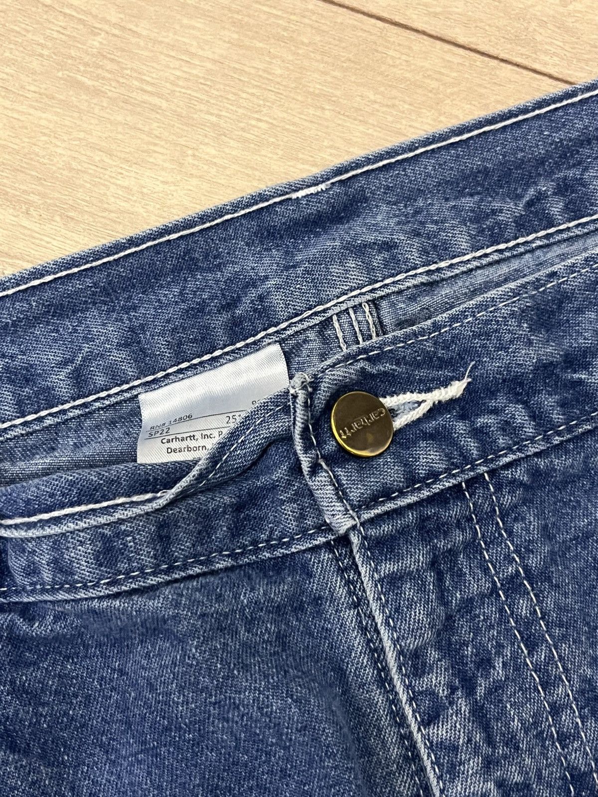 Carhartt 🔥90’s Carhartt Double Knee Cargo Y2k Carpenters Work Pants Size US 36 / EU 52 - 7 Thumbnail
