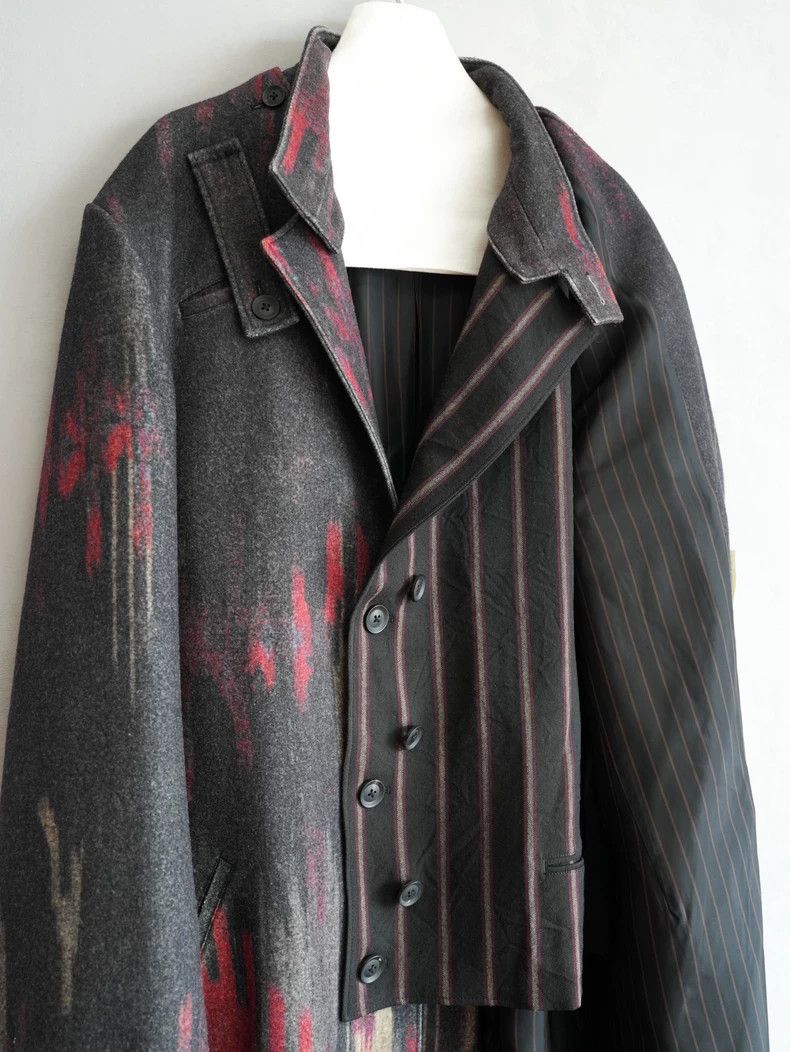 Yohji Yamamoto yohji yamamoto23AW Removable Collar Show Coat 2503-Nextarro Size US L / EU 52-54 / 3 - 4 Thumbnail