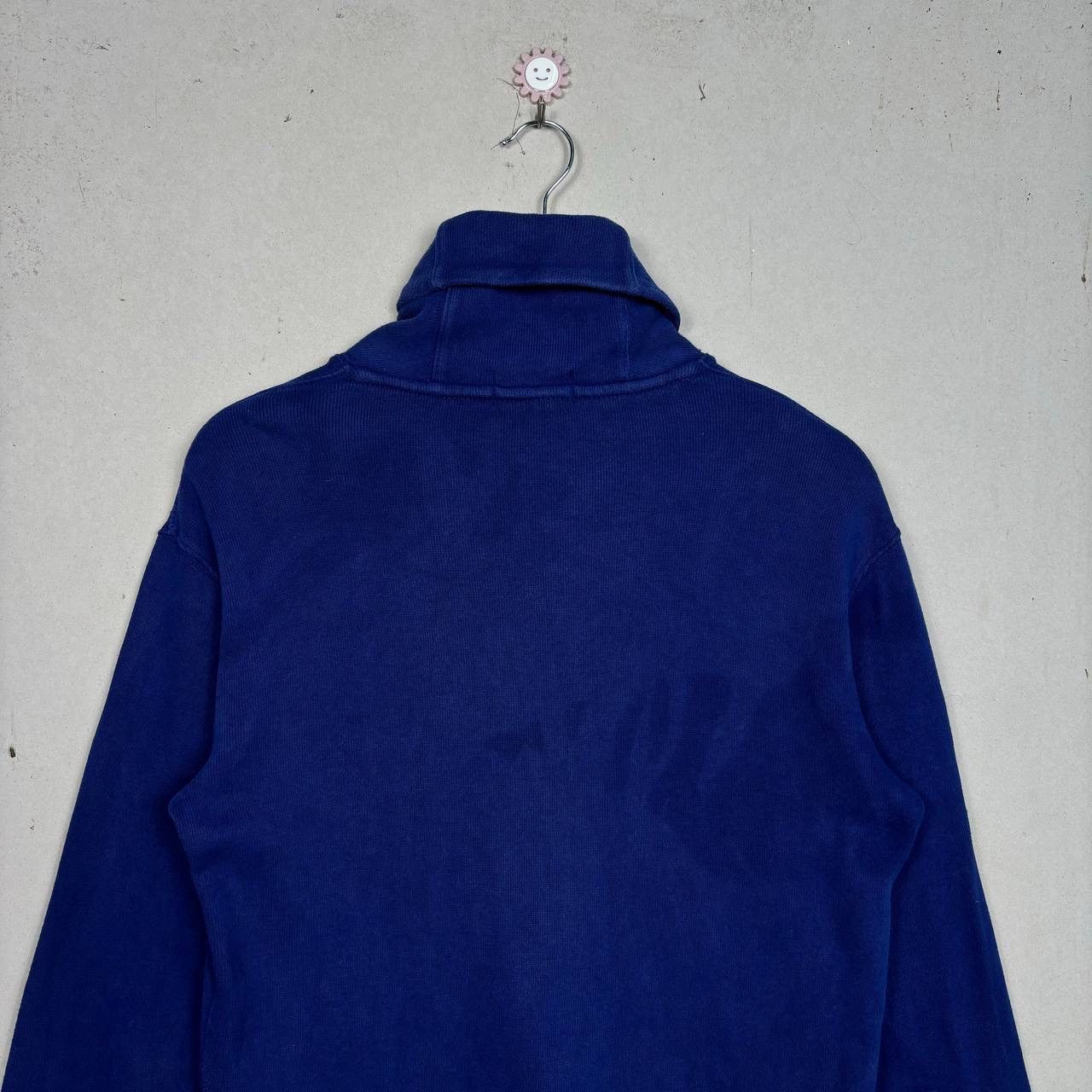 Polo Ralph Lauren Polo Ralph Lauren Shawl Neck Pullover Navy Sweatshirt Size US XS / EU 42 / 0 - 4 Thumbnail