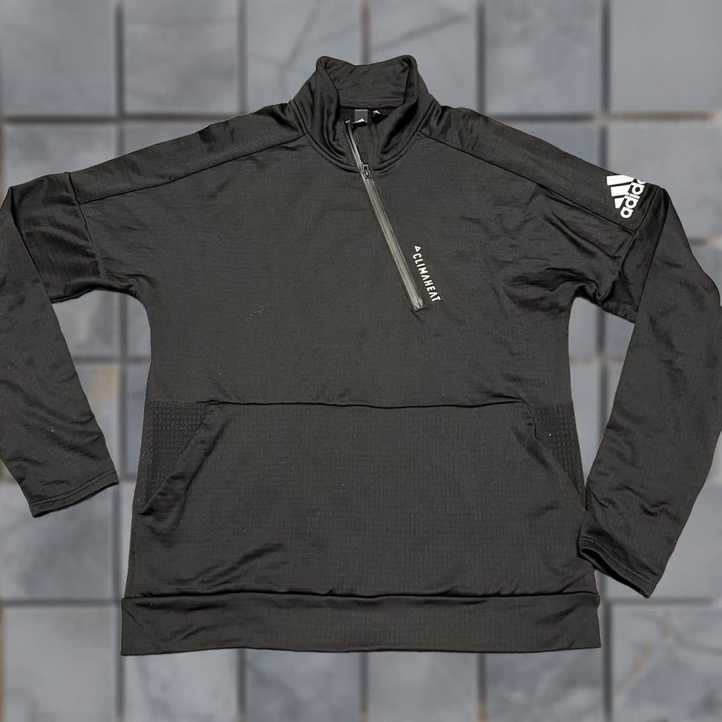 Adidas Adidas Jacket Mens Large Climaheat 1/4 Zip Pullover Jacket Black M ID Size US L / EU 52-54 / 3 - 1 Thumbnail