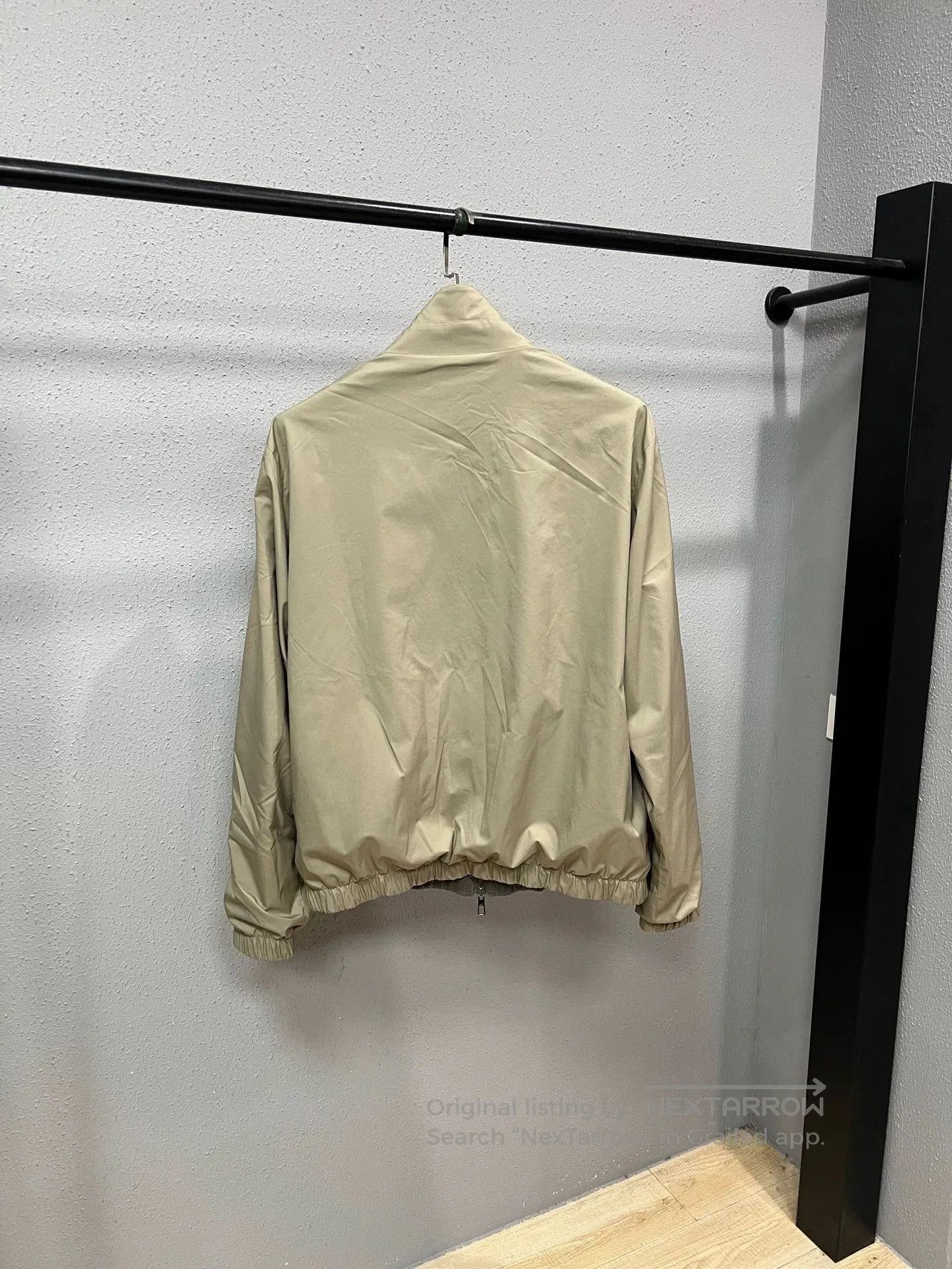 Loro Piana Loro Piana Beige Gray Reversible Bomber Jacket. Size US L / EU 52-54 / 3 - 3 Thumbnail