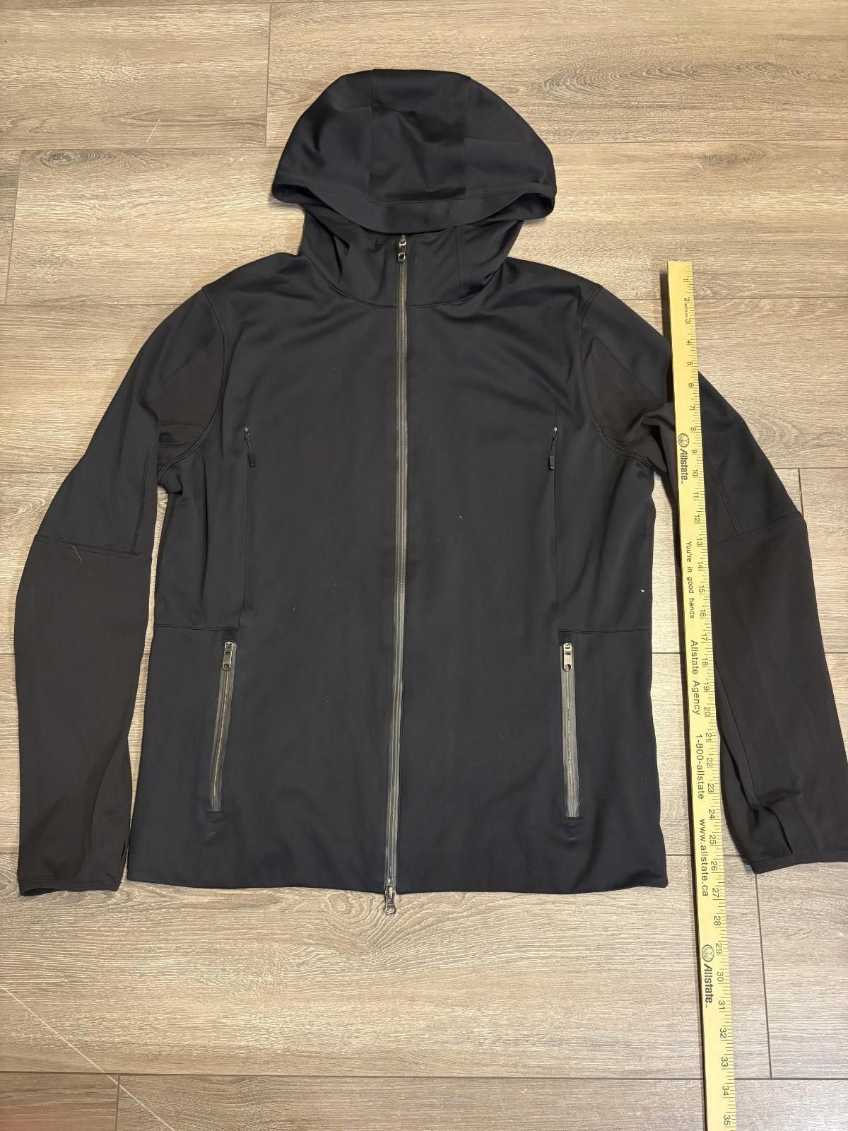 Lululemon Lululemon Full Zip Hoodie Sweatshirt Black Stretch Men’s L Size US L / EU 52-54 / 3 - 5 Thumbnail