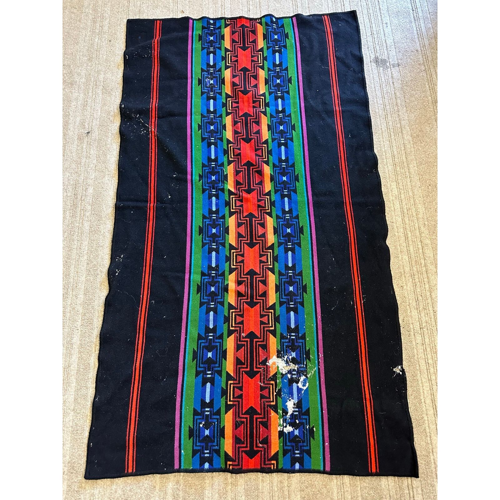 Pendleton Vintage Pendleton Beaver State Wool Aztec Blanket 34x63” Size ONE SIZE - 10 Thumbnail