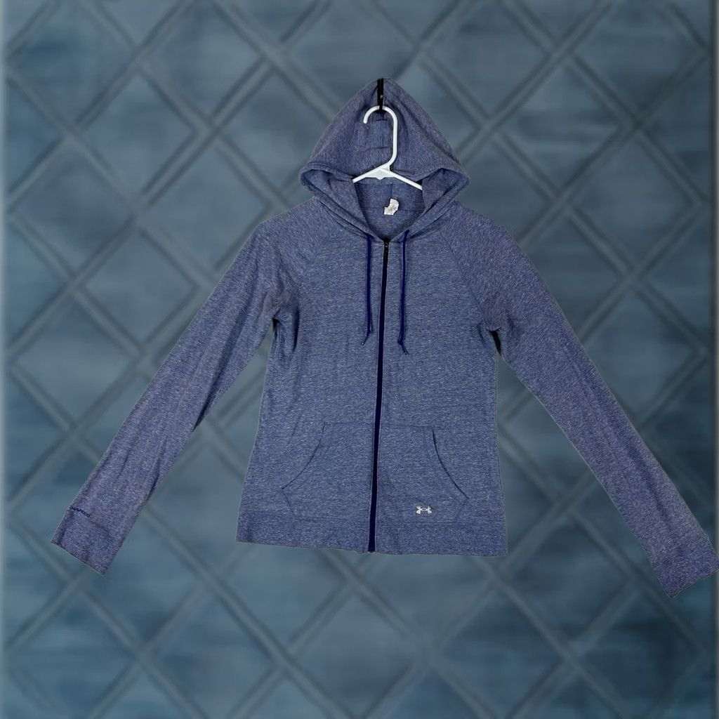 Under Armour Under Armour Heat Gear Hoodie Womens XS Long Sleeve Full Zip Pullover Purple Top Size XS / US 0-2 / IT 36-38 - 1 Thumbnail