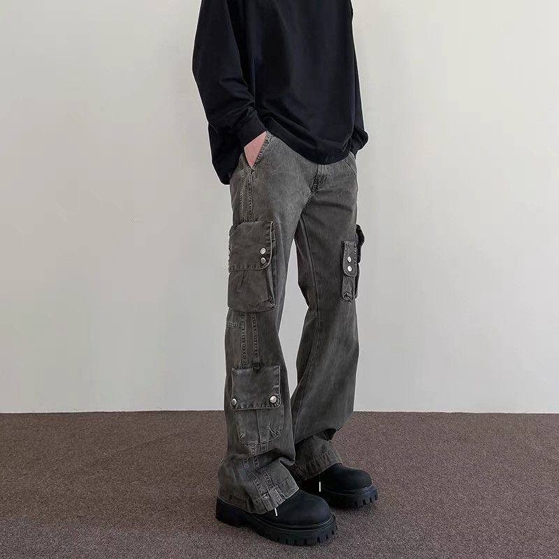 image of Vintage Retro Punk Pants in Black, Men's (Size 31)