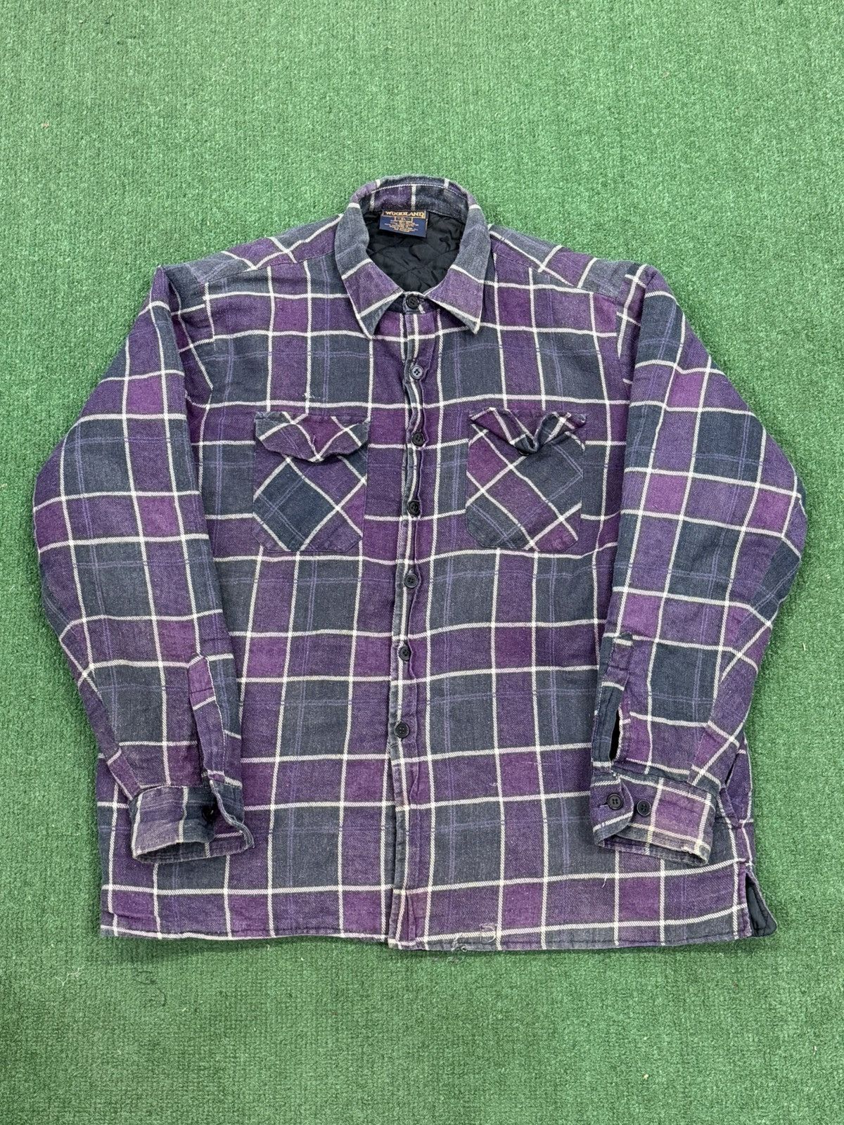Vintage Vintage Woodland Quilted Lined FLannel Jacket Size US XL / EU 56 / 4 - 1 Thumbnail