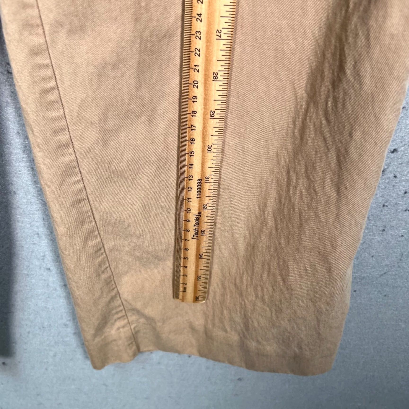 Everlane Everlane Pants Khaki Wide-Leg Pleated High-Waisted 0S Adult Womens Size 25" / US 0 / IT 36 - 6 Thumbnail
