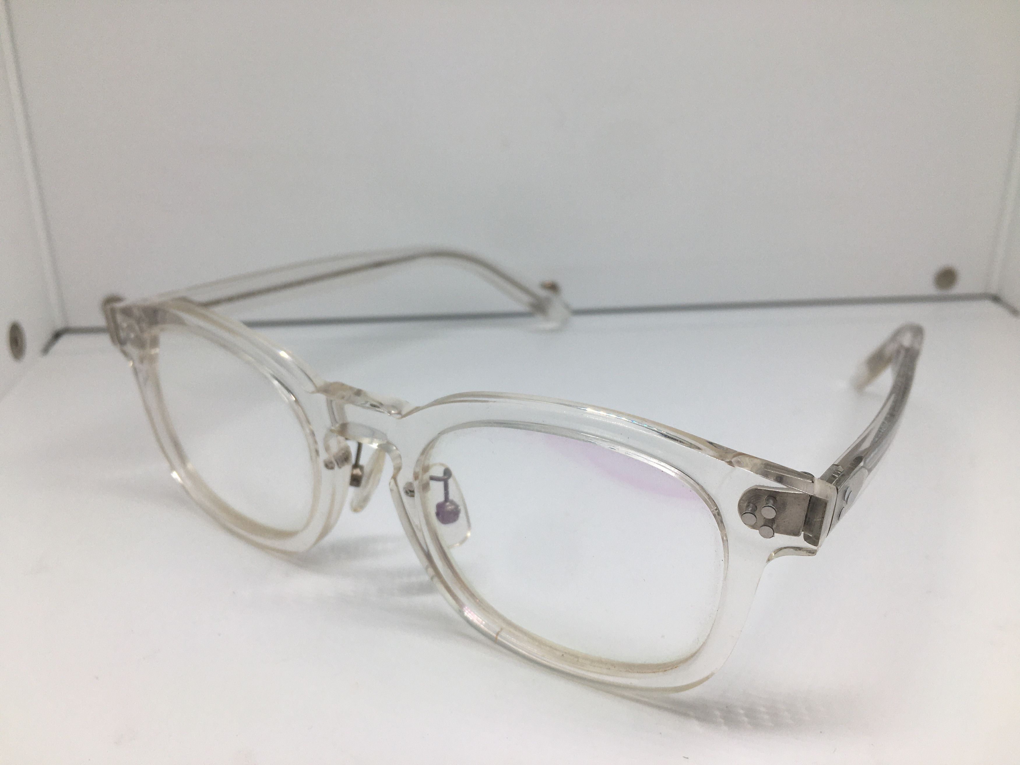YELLOWS PLUS YELLOWS PLUS Clear Acetate Eyeglasses Frame Size ONE SIZE - 3 Thumbnail