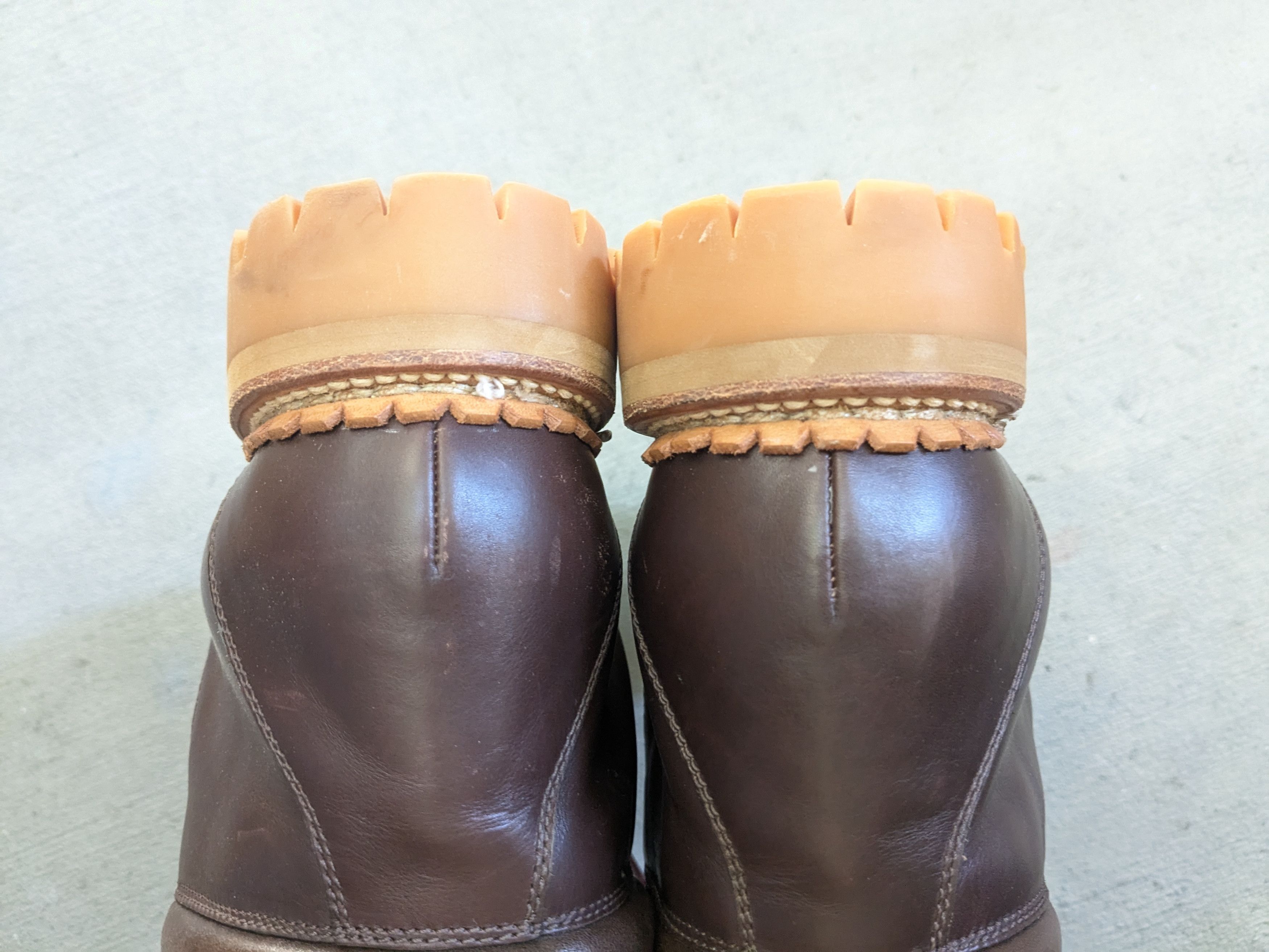 Gucci Gucci Boots Brown 10.5 Leather Rubber Lace Up Size US 10.5 / EU 43-44 - 18 Thumbnail