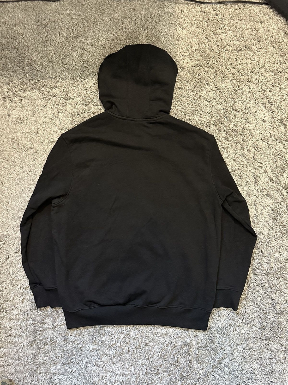 H&M Plain Black heavyweight hoodie Size US XL / EU 56 / 4 - 2 Thumbnail