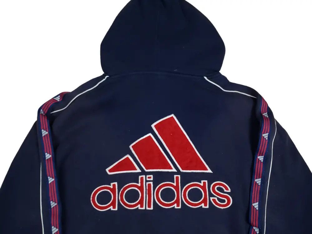 Adidas × Vintage 🔥Vintage Rare Adidas Sidetape Big Logo Hoodies🔥 Size US XL / EU 56 / 4 - 3 Thumbnail
