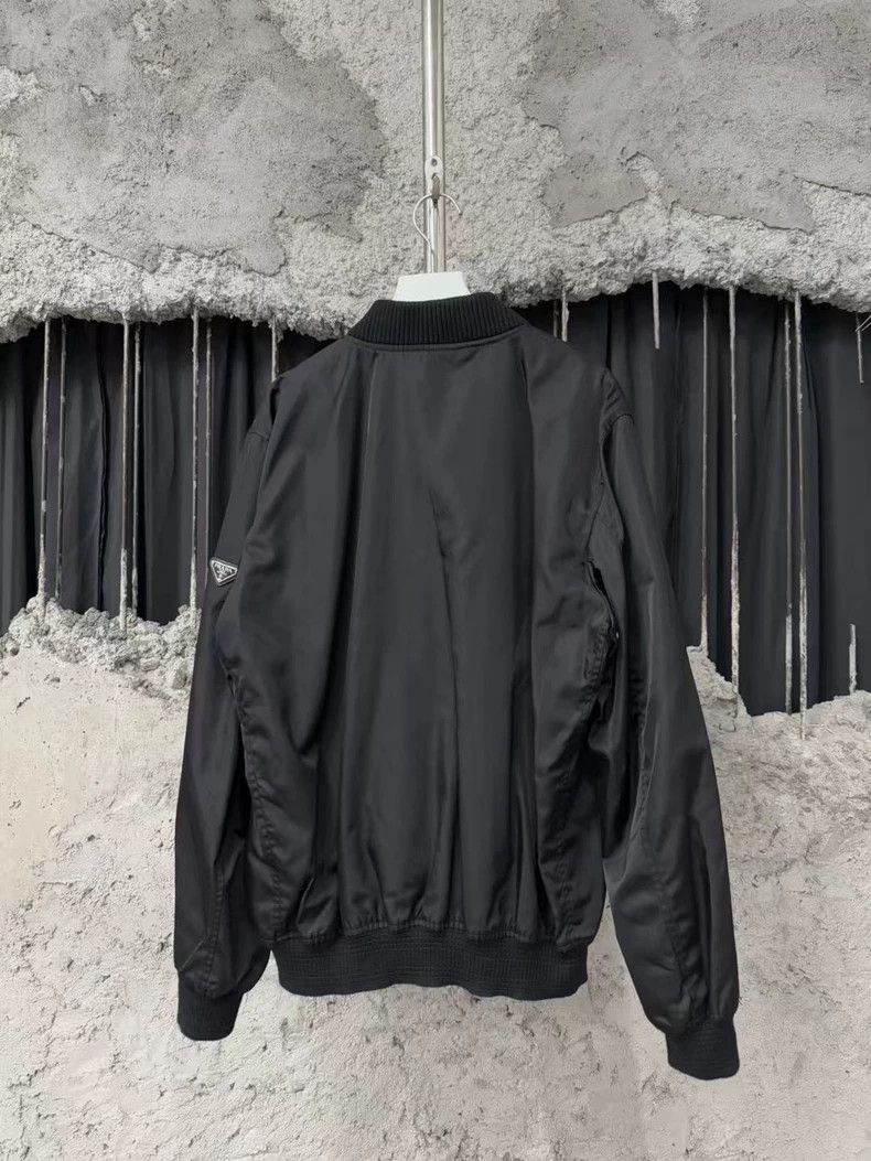 Prada Prada Nylon Iron Triangle Baseball Uniform jacket 2502-Next Size US M / EU 48-50 / 2 - 2 Thumbnail