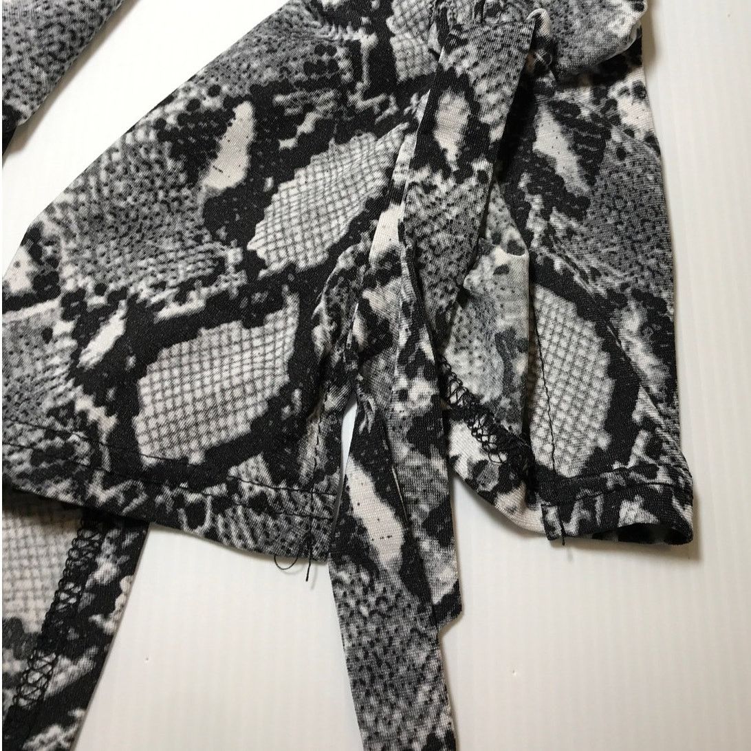 Other Lildy Snakeskin Print V-Neck Long Split Sleeve Blouse L-XL Size L / US 10 / IT 46 - 6 Thumbnail