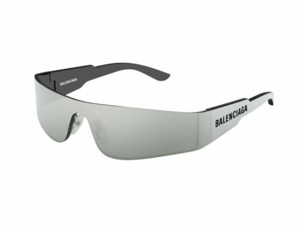 image of Balenciaga Sunglasses Bb 0041/s-002 in Silver, Men's